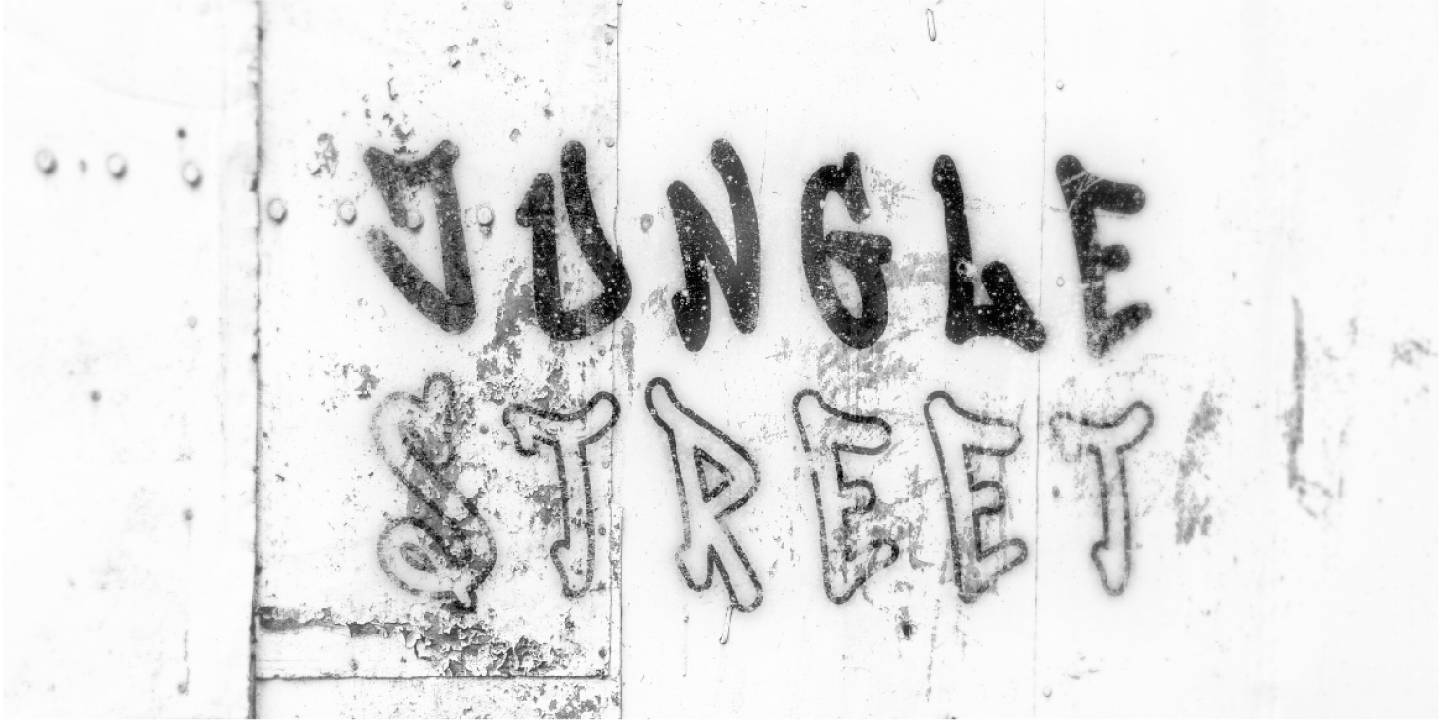 Font Jungle street